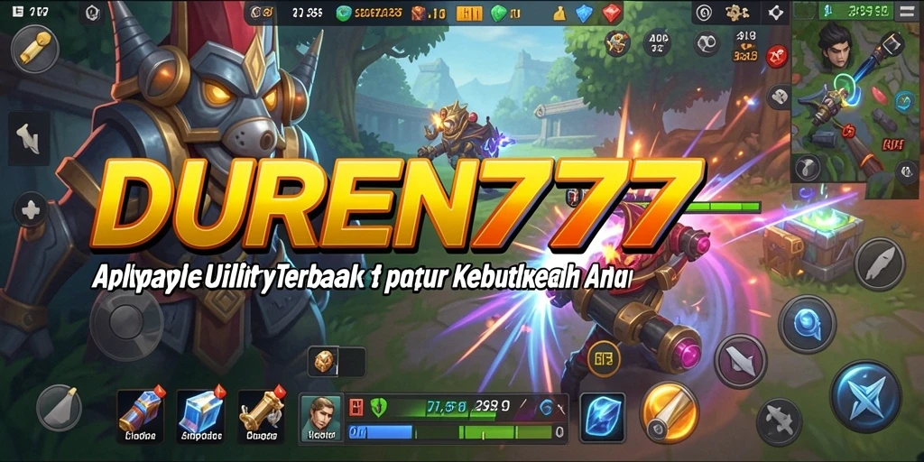 Tampilan antarmuka DUREN777 yang ramah pengguna untuk aktivitas Utility.