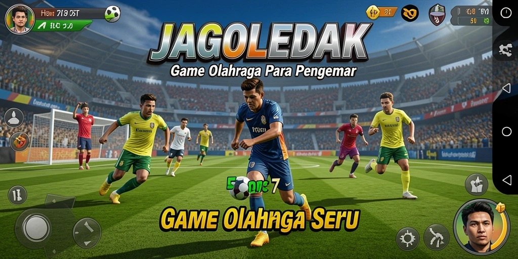 Gambaran gameplay menegangkan di JAGOLEDAK yang memukau.