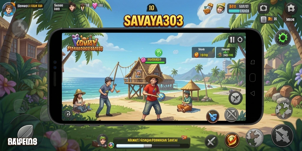 Tampilan menarik dari permainan SAVAYA303 dengan gameplay santai.