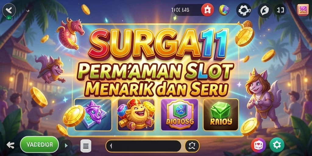 Tampilan gameplay SURGA11 yang menarik dan dinamis.