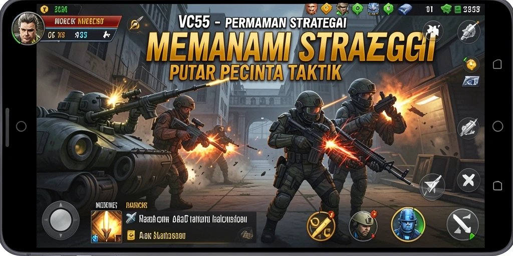 Tampilan gameplay VC55 yang menegangkan dan strategis.