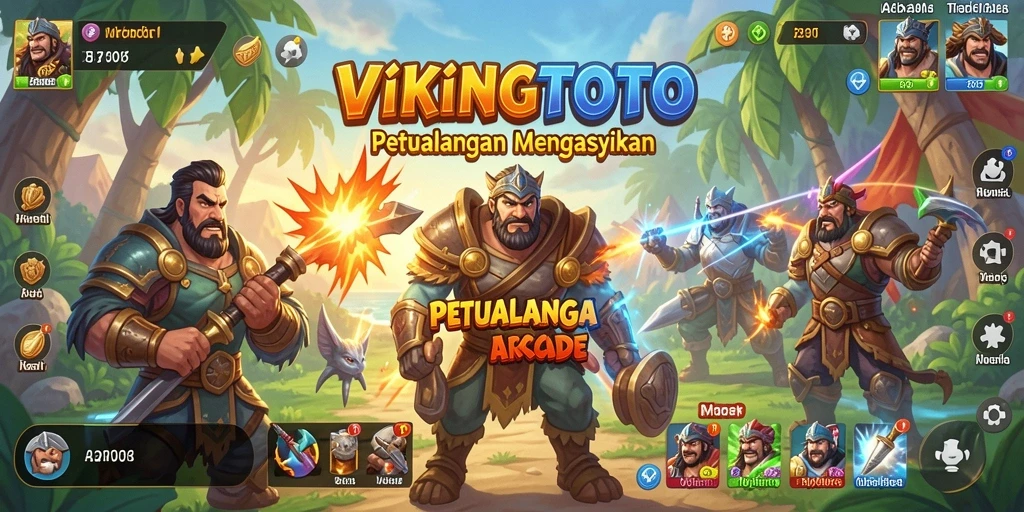 Tangkapan layar VIKINGTOTO menampilkan gameplay seru dan penuh aksi.