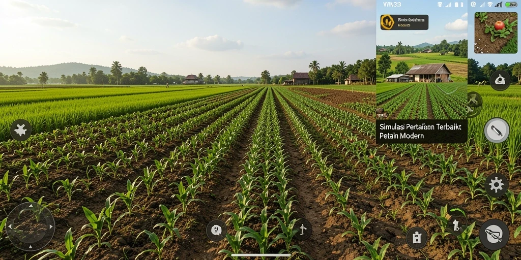 Tampilan gameplay <strong>WIN33</strong> dengan berbagai tanaman dan hewan.